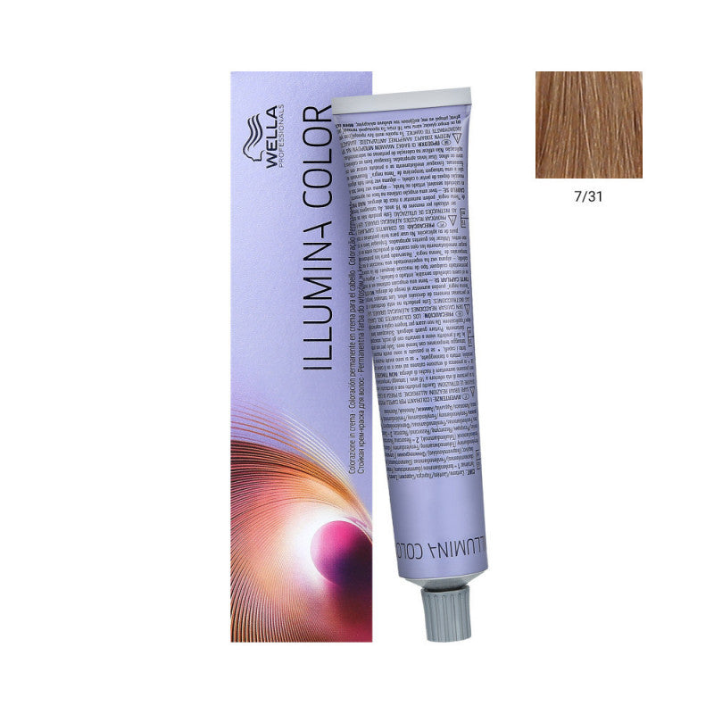 Wella Professional Illumina Hårfärg - 7.31