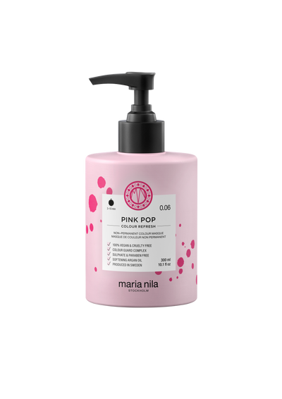 Maria Nila Colour Refresh Pink Pop 300 ml - Bombola, Hårinpackning, Maria Nila